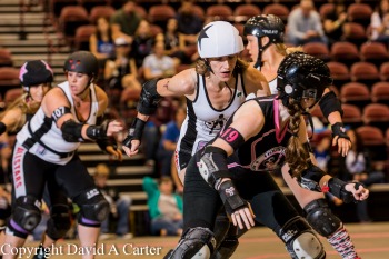 Houston Roller Derby vs Columbia QuadSquad at 2013 WFTDA D1 Playoffs in Asheville