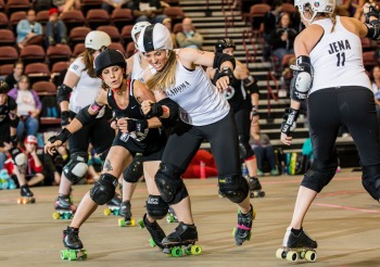 Gotham Girls Roller Derby vs Oklahoma Victory Dolls at 2013 WFTDA D1 Playoffs in Asheville