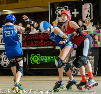 Columbia QuadSquad vs Mad Rollin' Dolls at 2013 WFTDA D1 Playoffs in Asheville