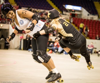 Bay Area Derby Girls vs Windy City Rollers in Game 8 at 2013 WFTDA Championships