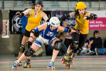 Victorian Roller Derby League vs The Chicago Outfit at 2013 WFTDA Division 1 Playoffs Salem