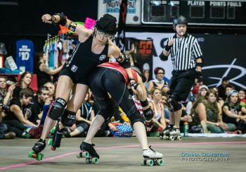 Windy City Rollers vs Rocky Mountain Rollergirls in Game 2 at 2014 WFTDA Championships