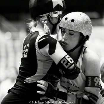 B.ay A.rea D.erby Girls vs Denver Roller Dolls in Game 5 at 2014 WFTDA Championships