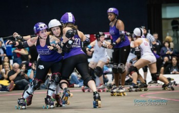 Rose City Rollers vs Windy City Rollers in Game 6 at 2014 WFTDA Championships