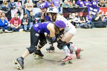 Rose City Rollers vs Windy City Rollers in Game 6 at 2014 WFTDA Championships
