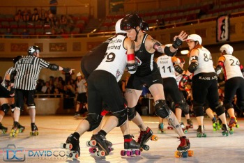 GOTHAM GIRLS ROLLER DERBY (1) vs KANSAS CITY ROLLER WARRIORS (8)