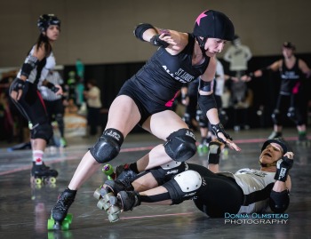 Arch Rival Roller Girls vs Tri-City Roller Derby at 2014 WFTDA D1 Playoffs in Salt Lake City