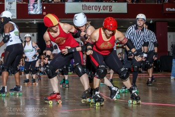 D1 Game 1: Angel City Derby Girls (Omaha #2) vs Rat City Rollergirls (Dallas #3)