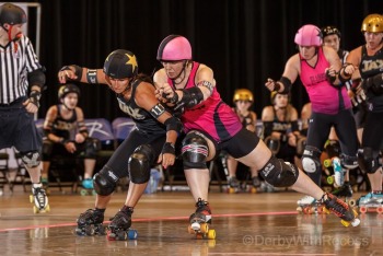 D1 Game 3: Jacksonville RollerGirls (Jacksonville #2) vs. Arch Rival Roller Girls (Tucson #3)