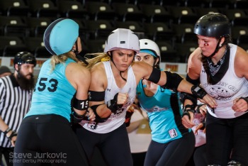 Game 11: Queen City Roller Girls (#9) vs No Coast Derby Girls (#10)