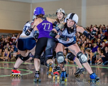 Game 17: Rose City Rollers (#1) vs Denver Roller Derby (#3)