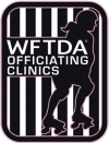 WFTDA Officiating Clinics logo - medium